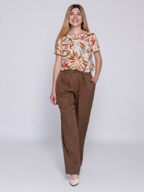 Повсякденні штани Nita модель bryuki-n820-24-shokolad Фото