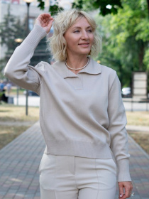 Джемпер Nita модель dzhemper-polo-nita-zhemchug-n888-24 Фото