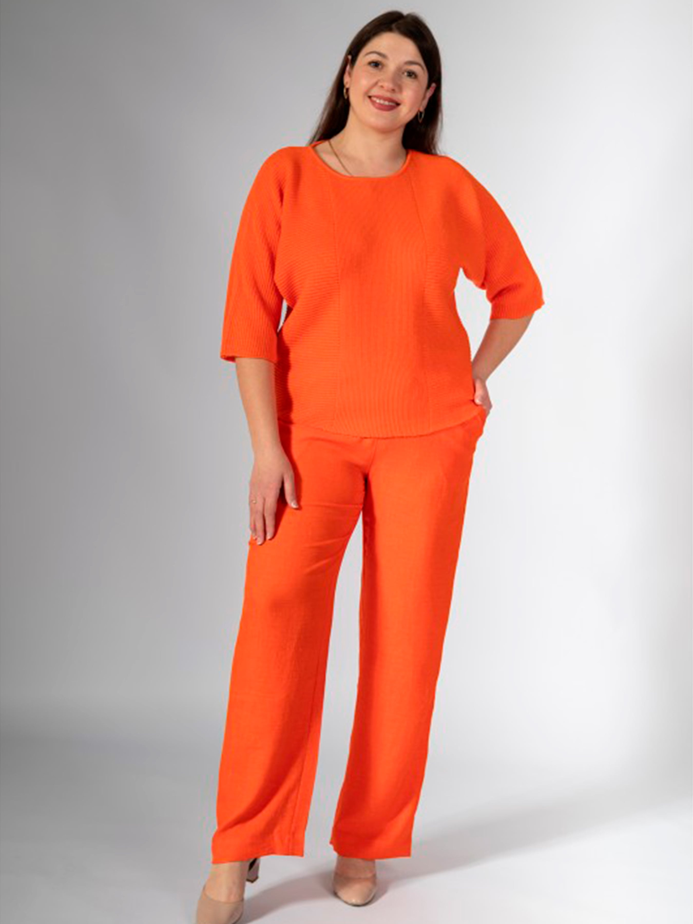 Джемпер Nita модель dzhemper-nita-morkovnj-n696-24 Фото