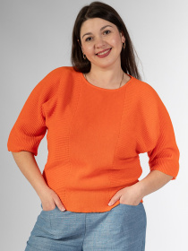 Джемпер Nita модель dzhemper-nita-morkovnj-n696-24 Фото