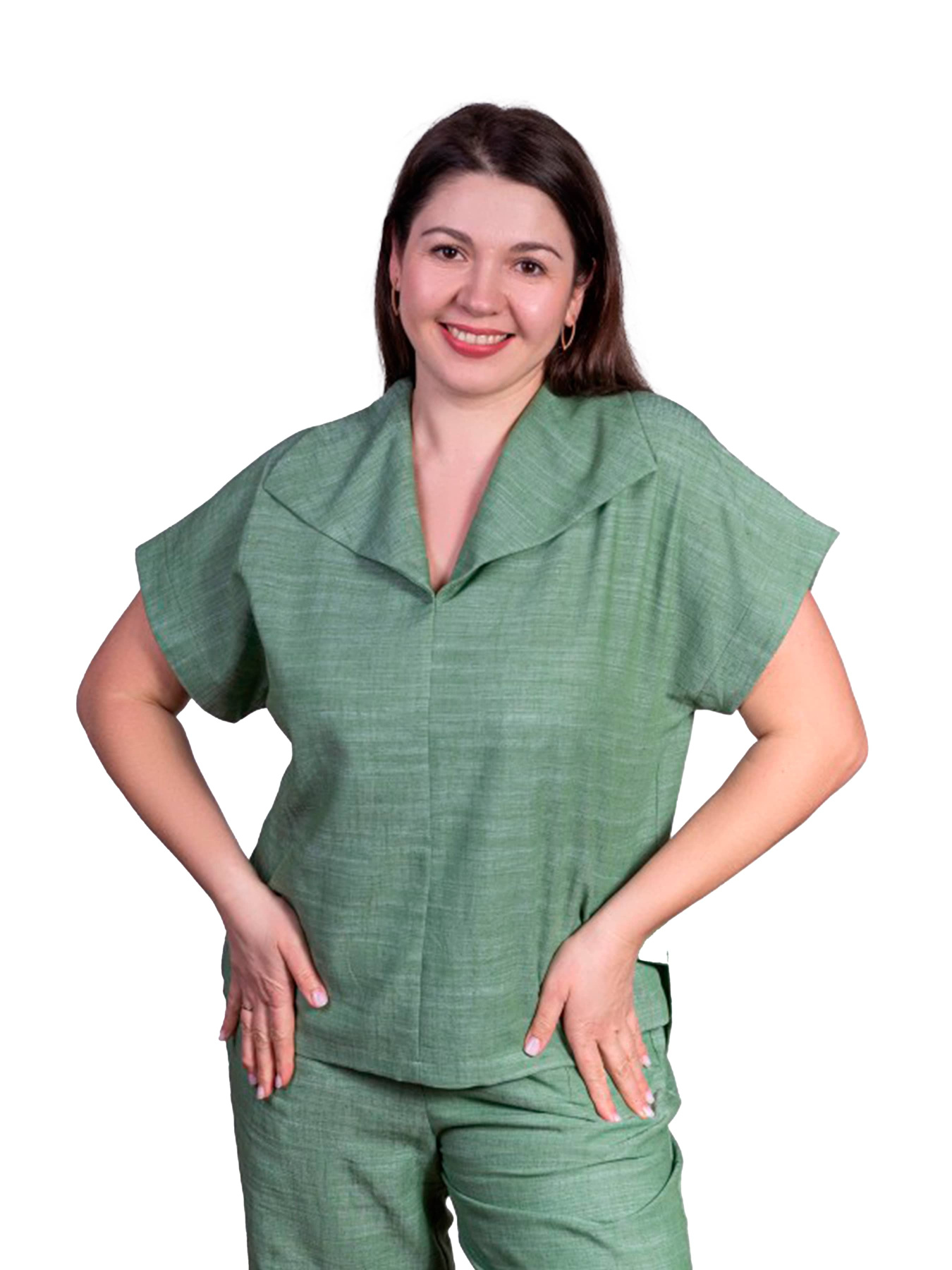 Блуза Nita модель bluza-n1110-24-oliva Фото