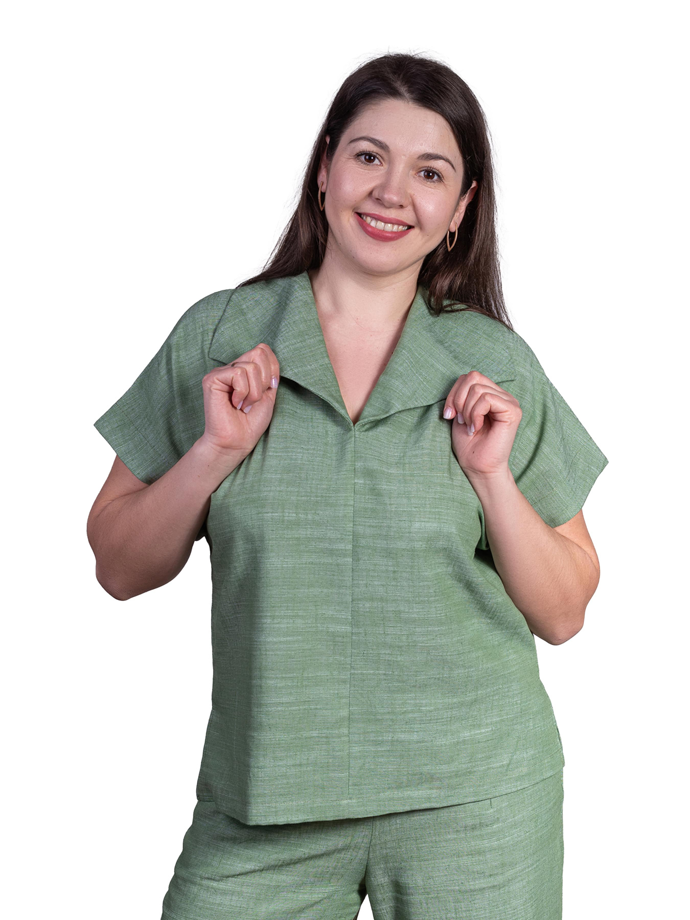 Блуза Nita модель bluza-n1110-24-oliva Фото