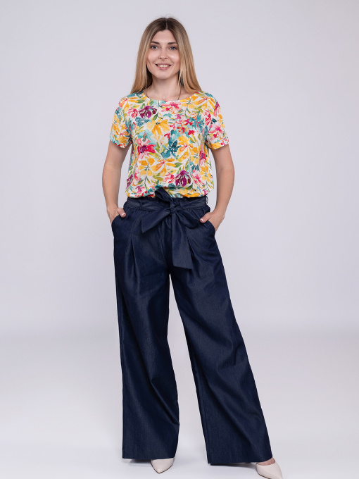 Брюки повседневные Nita модель palacco-n1405-1-24-dzhins Фото