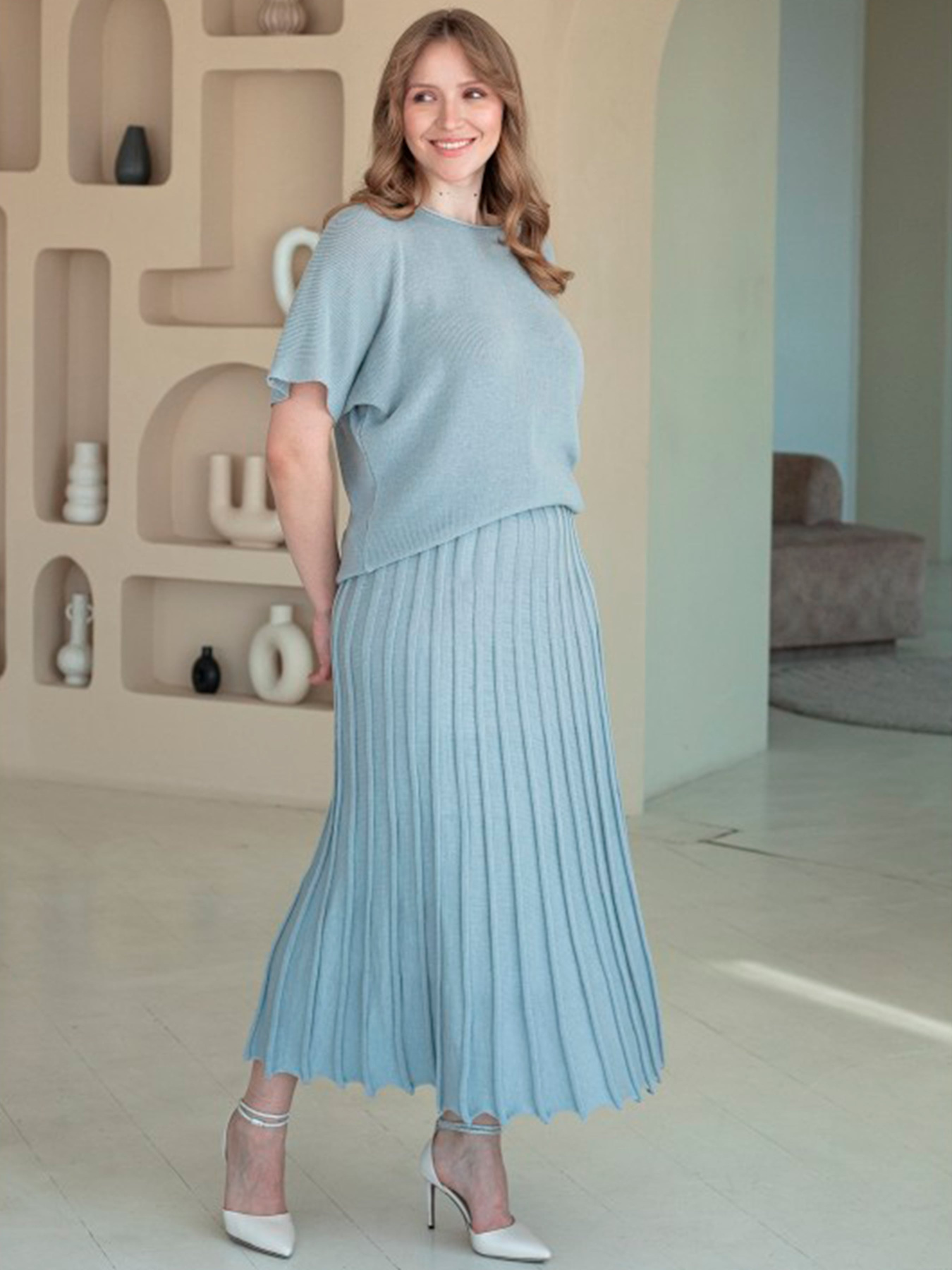 Джемпер Nita модель dzhemper-n2109-25-serebro Фото