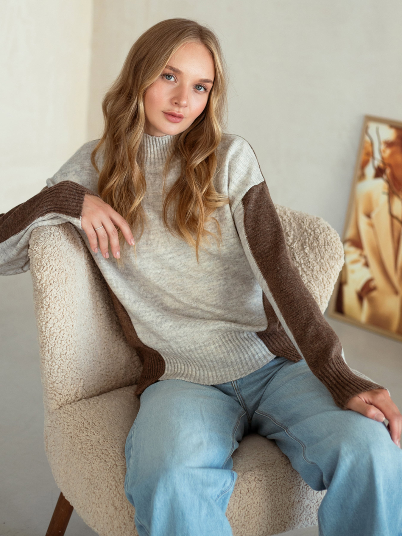 Джемпер Nita модель dzhemper-n2102-24-karamelx Фото