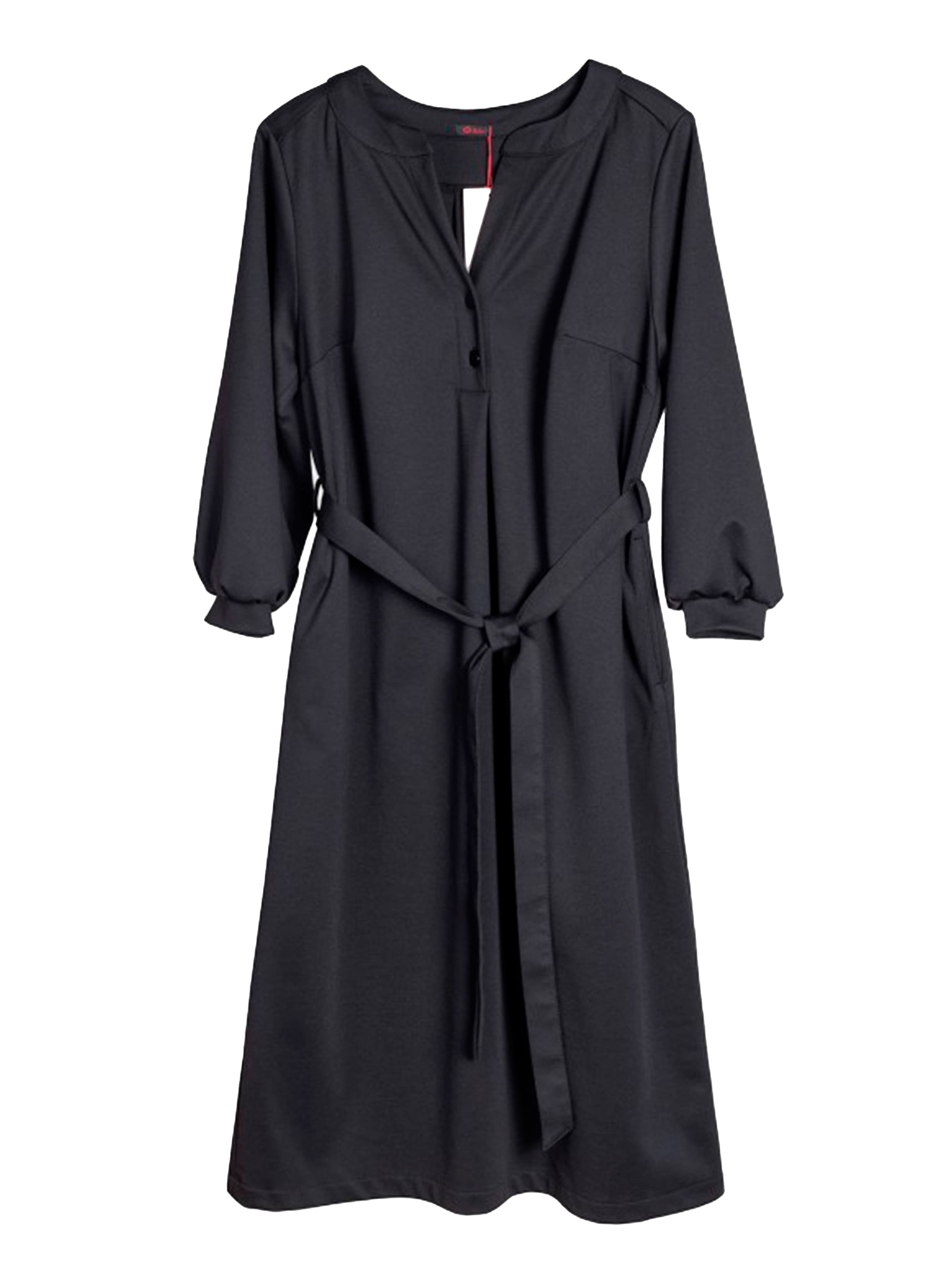 Платье миди Nita модель platxe-n1232-24-chornij Фото