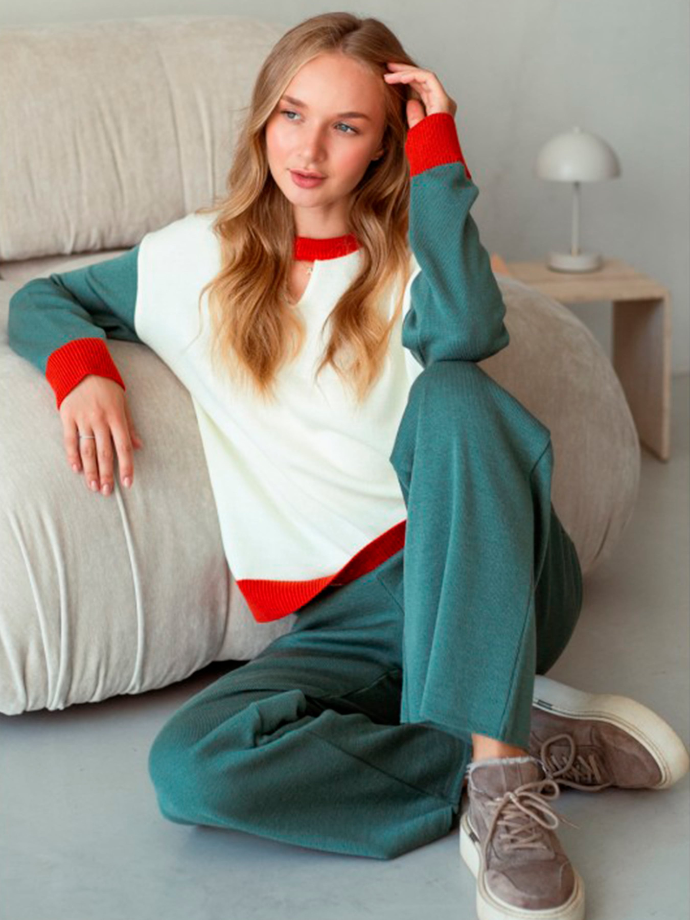 Джемпер Nita модель dzhemper-n2103-polin-blij Фото