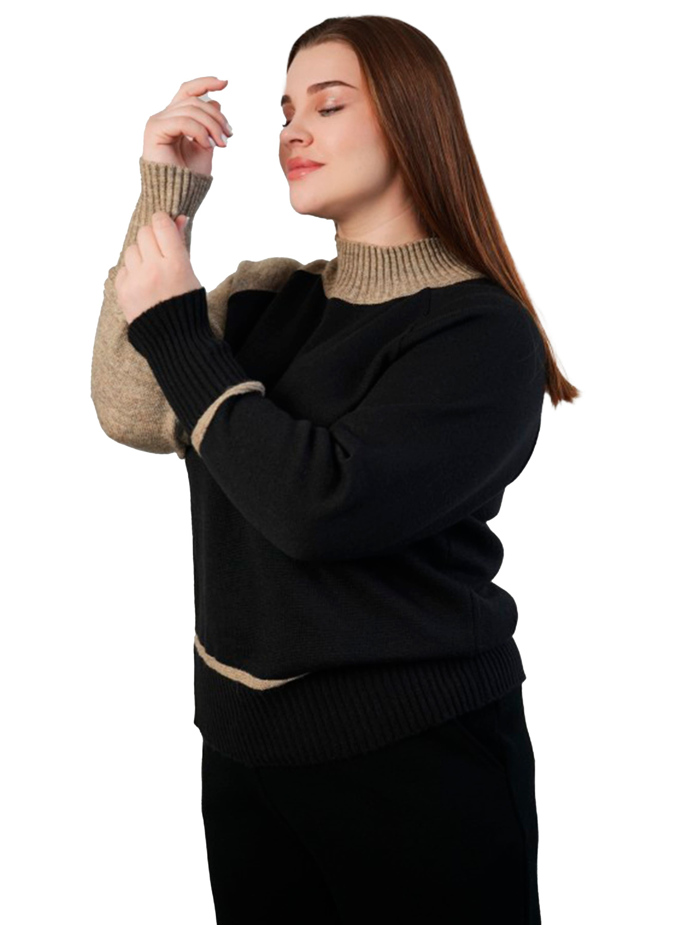 Джемпер Nita модель dzhemper-n2101-24-chornij Фото