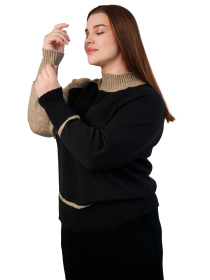 Джемпер Nita модель dzhemper-n2101-24-chornij Фото