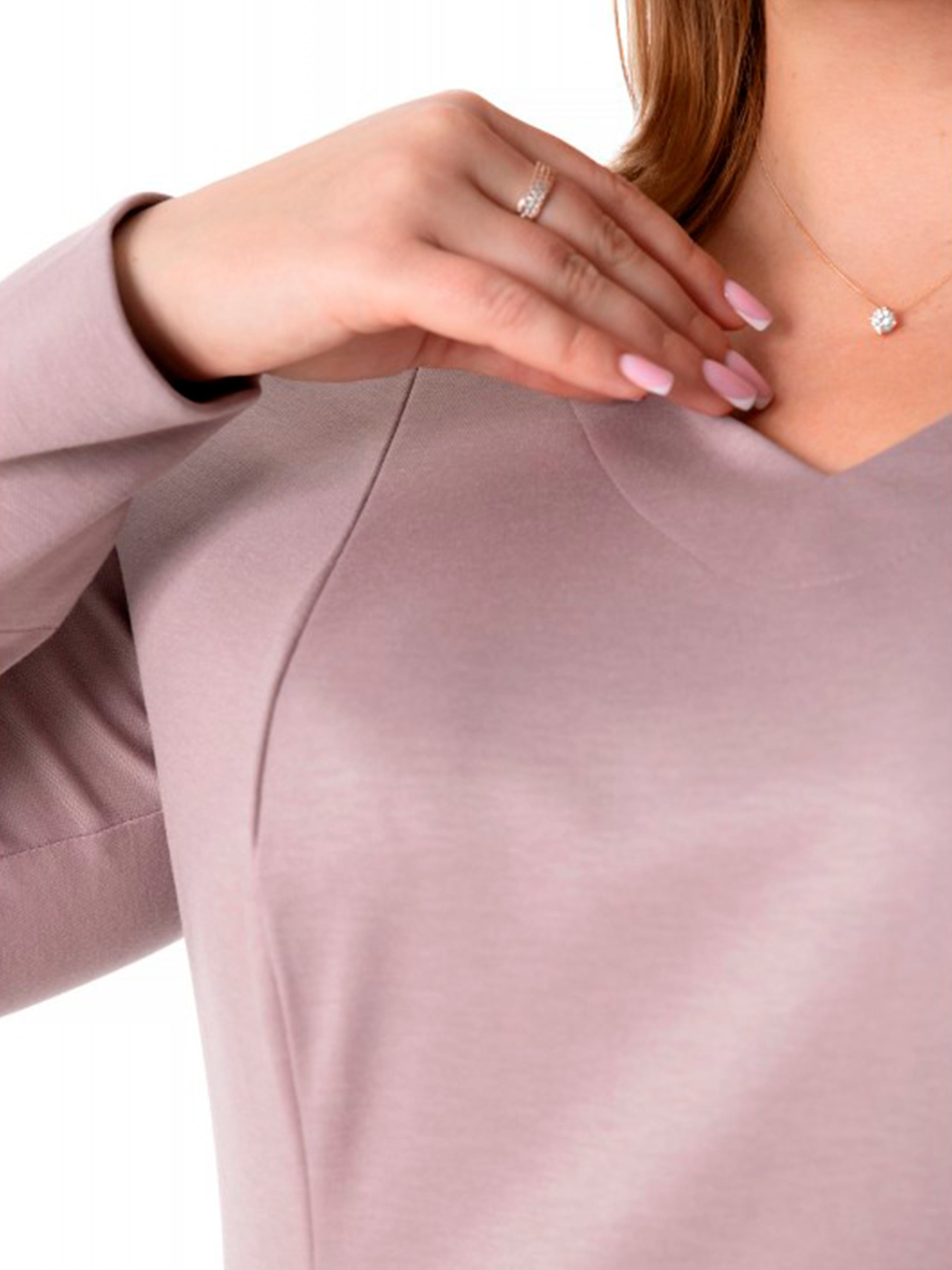 Сукня міді Nita модель platxe-n1230-24-pudra Фото