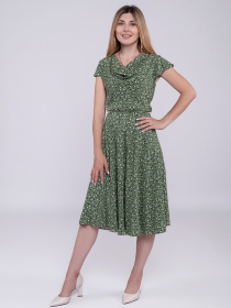 Платье миди Nita модель platxe-n1223-24-oliva Фото