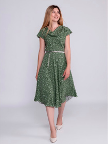 Сукня міді Nita Модель platxe-n1223-24-oliva Фото