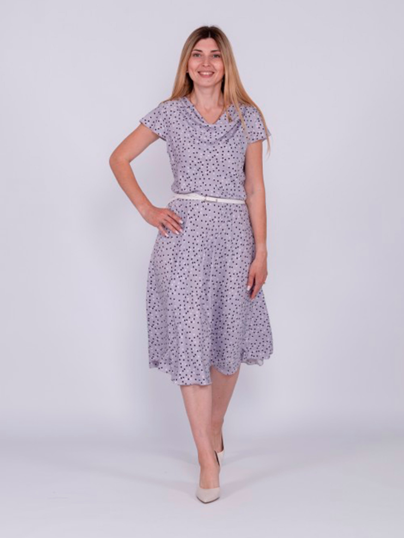 Платье миди Nita модель platxe-n1223-24-buzok Платье миди Nita модель platxe-n1223-24-buzok Фото