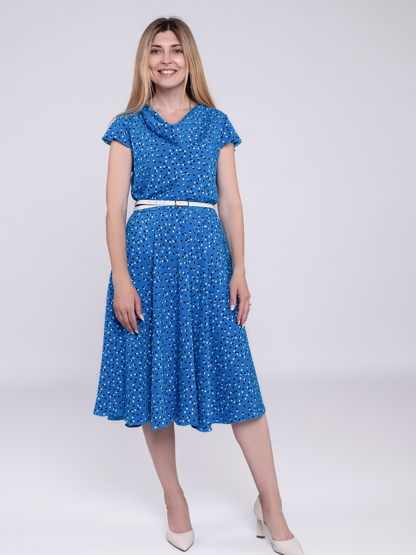 Сукня міді Nita модель platxe-n1223-24-lektrik Фото