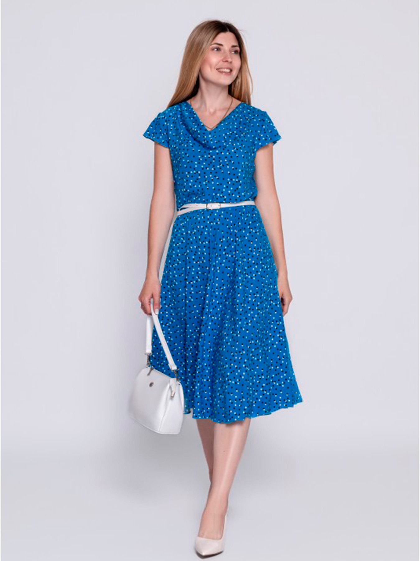 Сукня міді Nita модель platxe-n1223-24-lektrik Фото