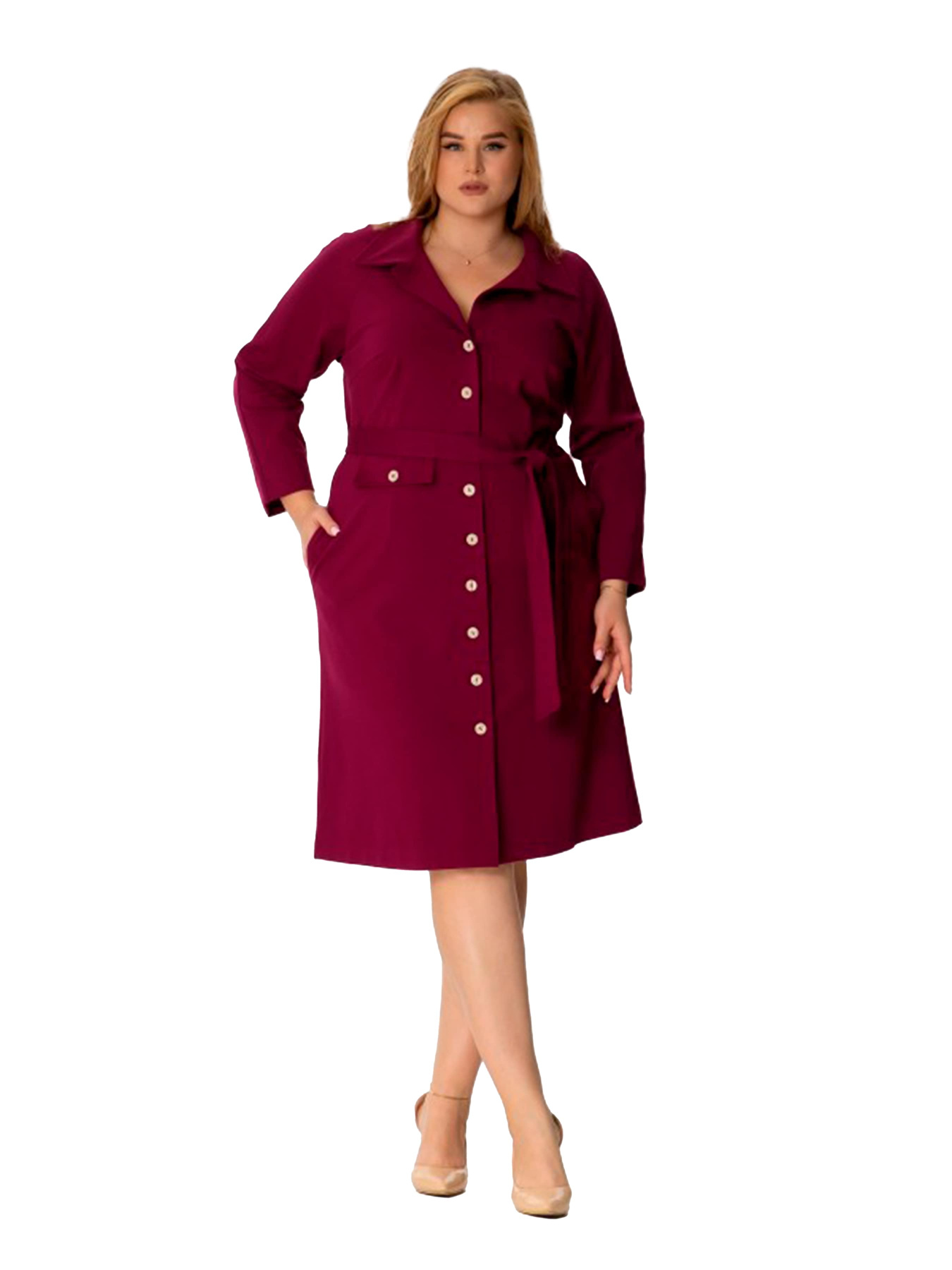 Сукня міді Nita модель platxe-n1231-24-marsal Фото