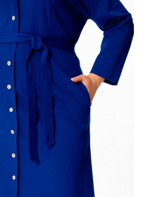 Платье миди Nita модель platxe-n1231-24-elektrik Фото