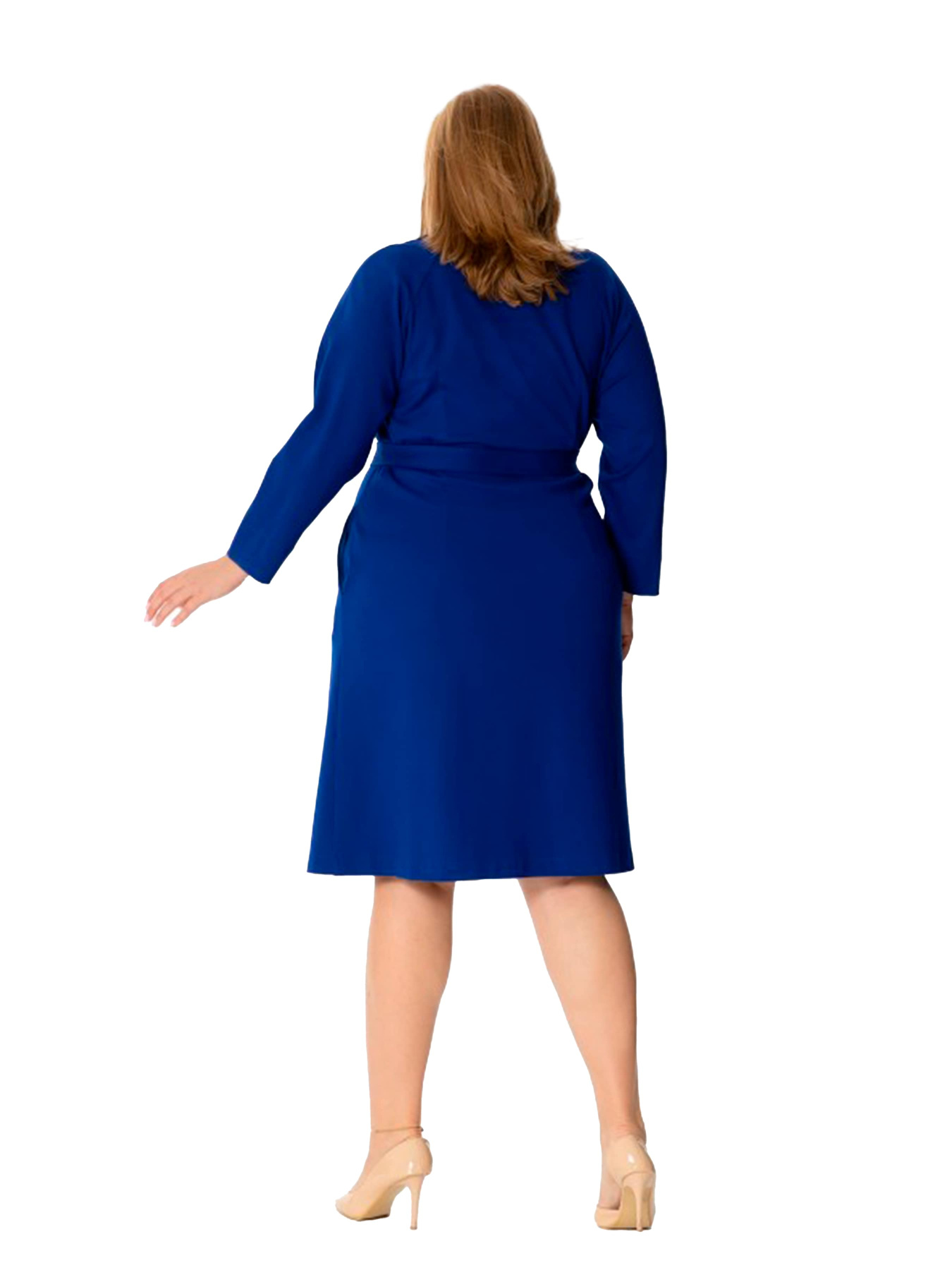 Сукня міді Nita модель platxe-n1231-24-elektrik Фото