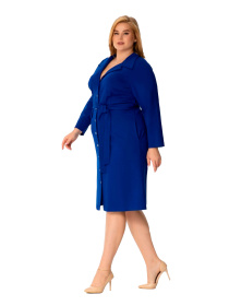 Сукня міді Nita модель platxe-n1231-24-elektrik Фото