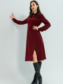 Платье миди RiMari модель 2724-bordo Платье миди RiMari модель 2724-bordo Фото