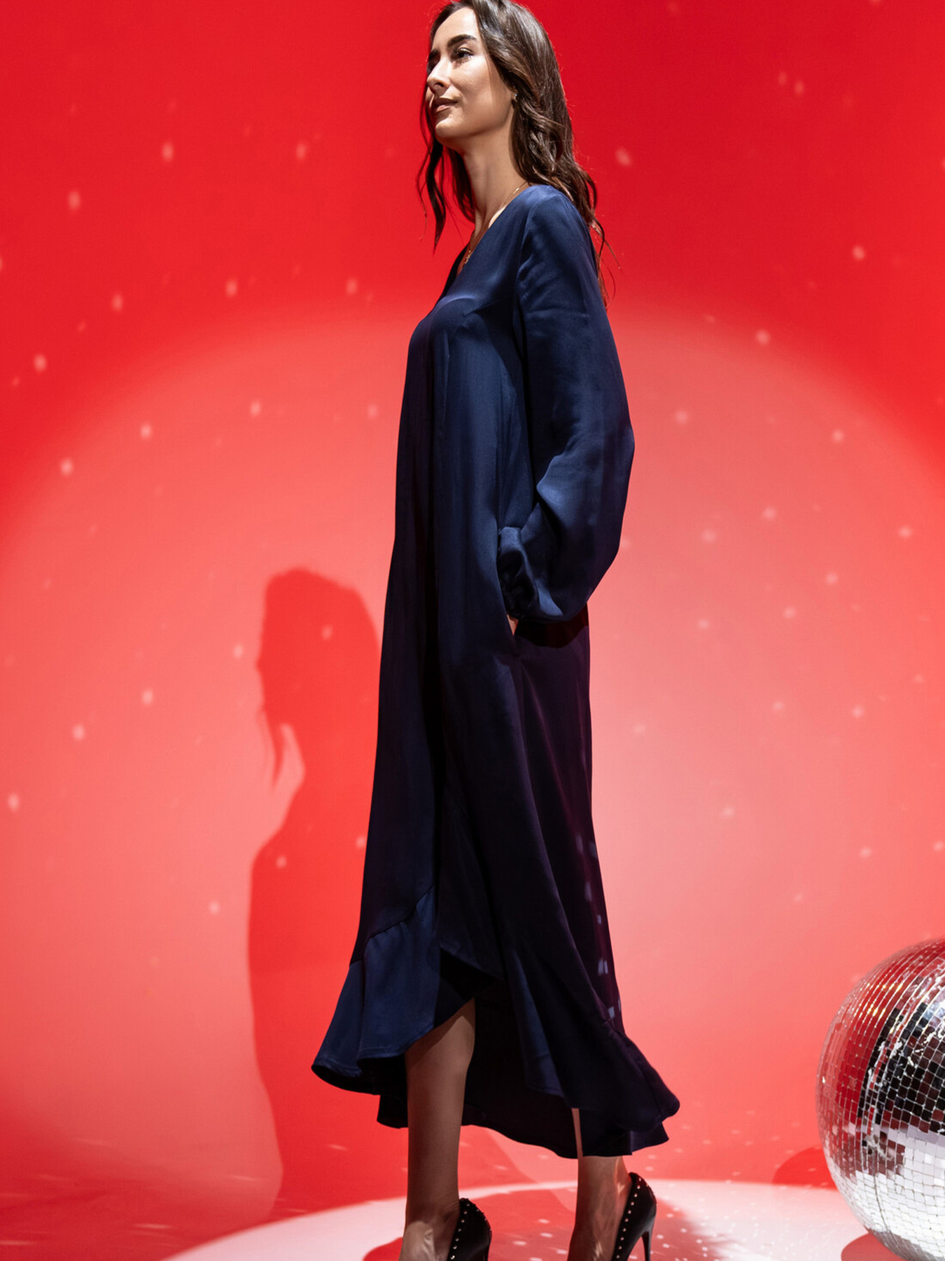 Платье миди RiMari модель 2624-temno-sinj Фото