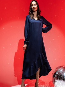 Платье миди RiMari модель 2624-temno-sinj Фото