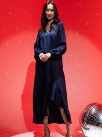 Платье миди RiMari модель 2624-temno-sinj Фото