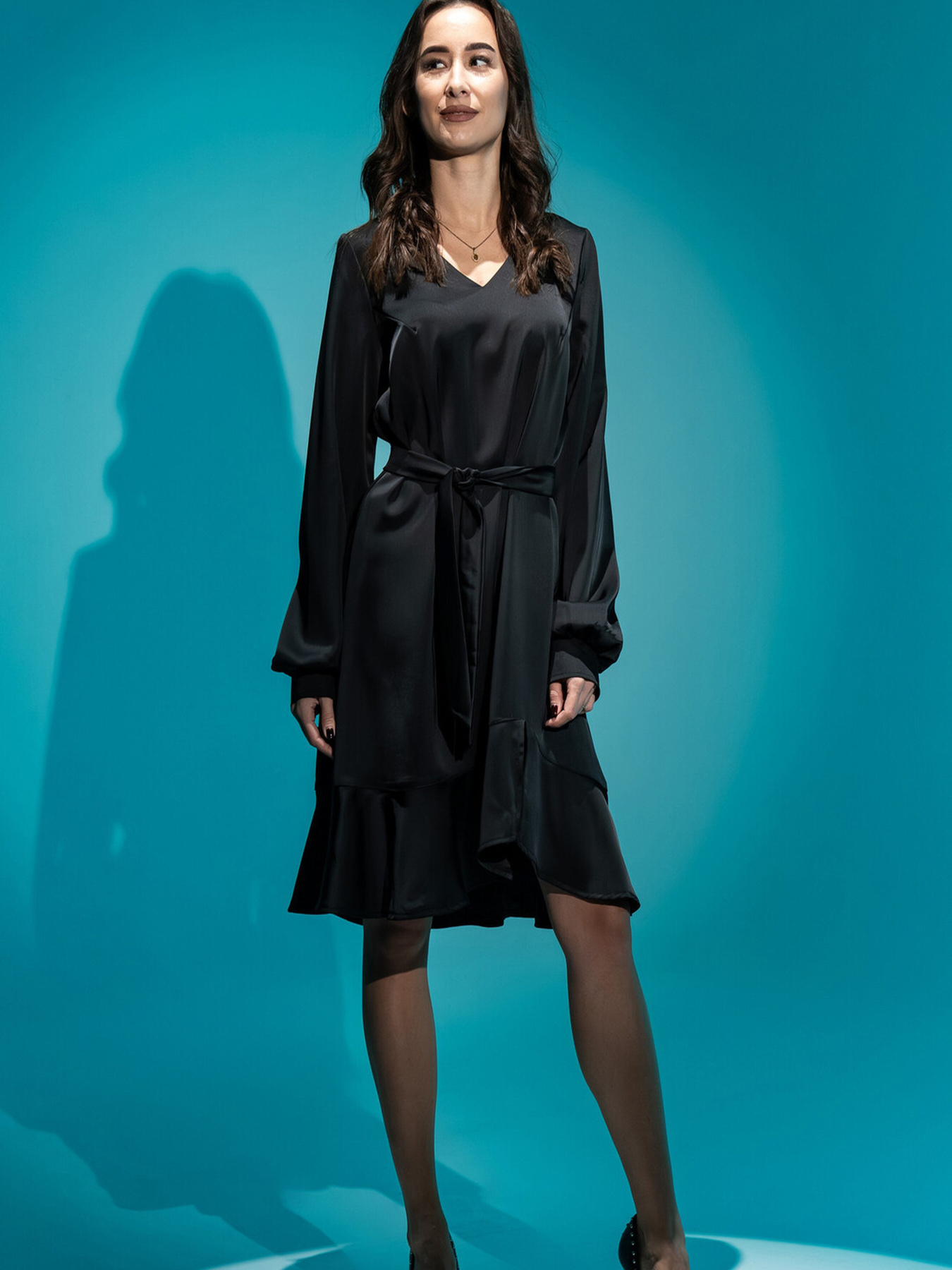 Платье миди RiMari модель 2524-chornij Фото