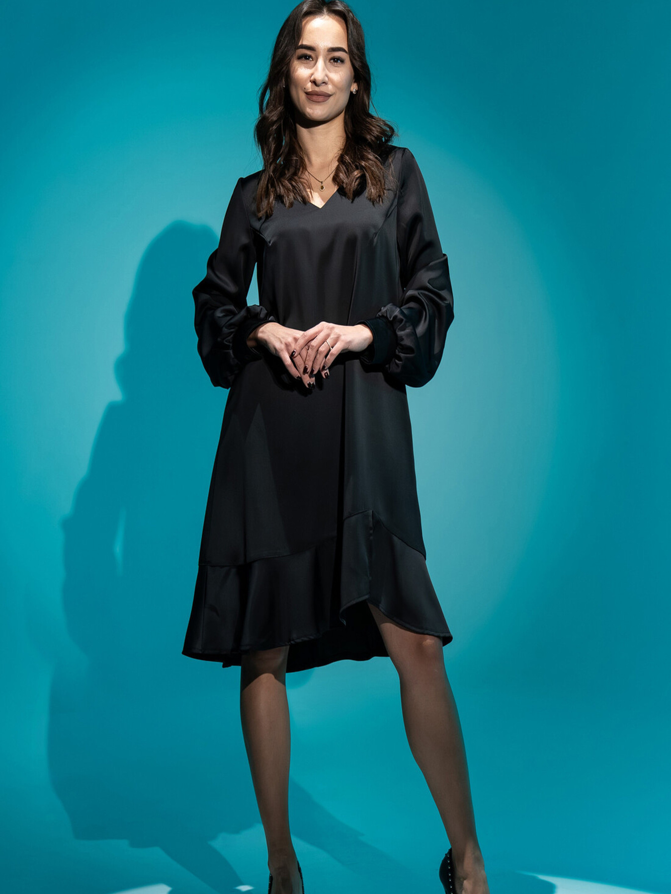 Сукня міді RiMari модель 2524-chornij Фото