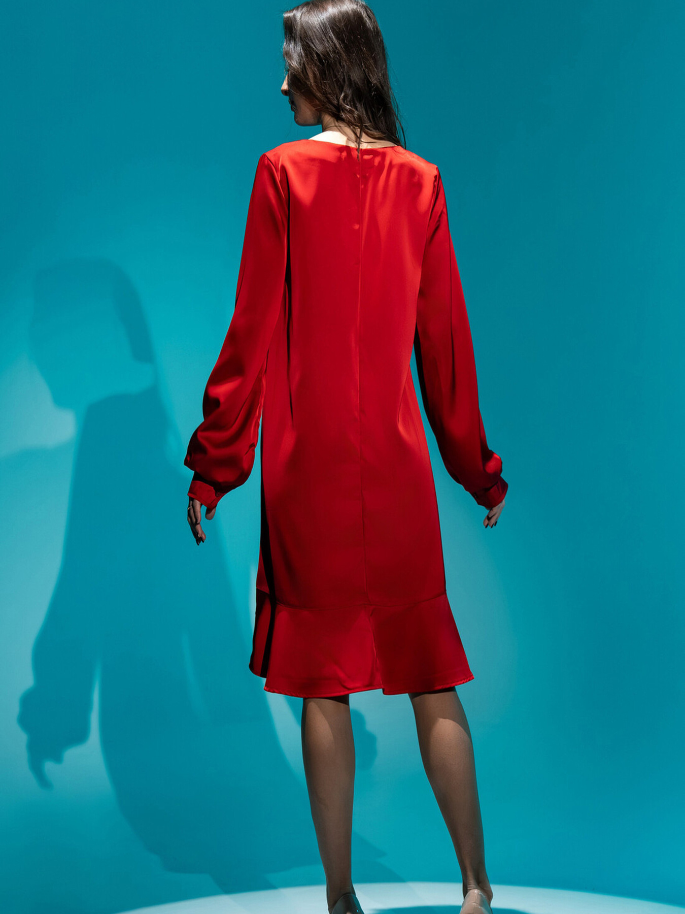 Платье миди RiMari модель 2524-chervonij Фото