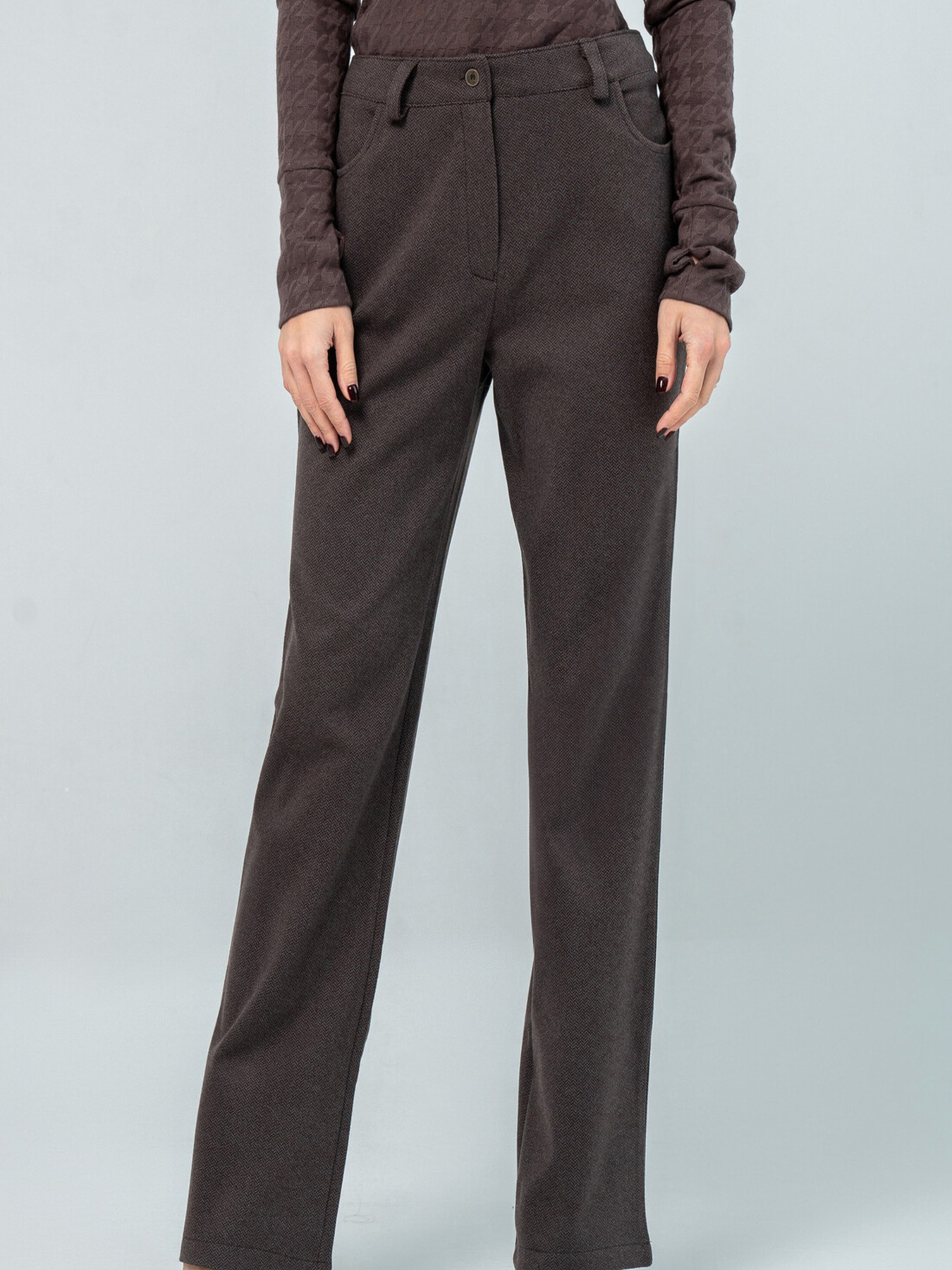 Повседневные штаны RiMari модель 1024-shokolad Фото
