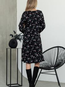 Платье мини RiMari модель 2124-chornij-v-kvtku Фото