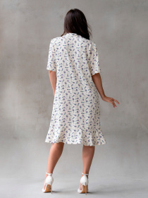 Сукня міді RiMari модель 1824-moloko-print Фото