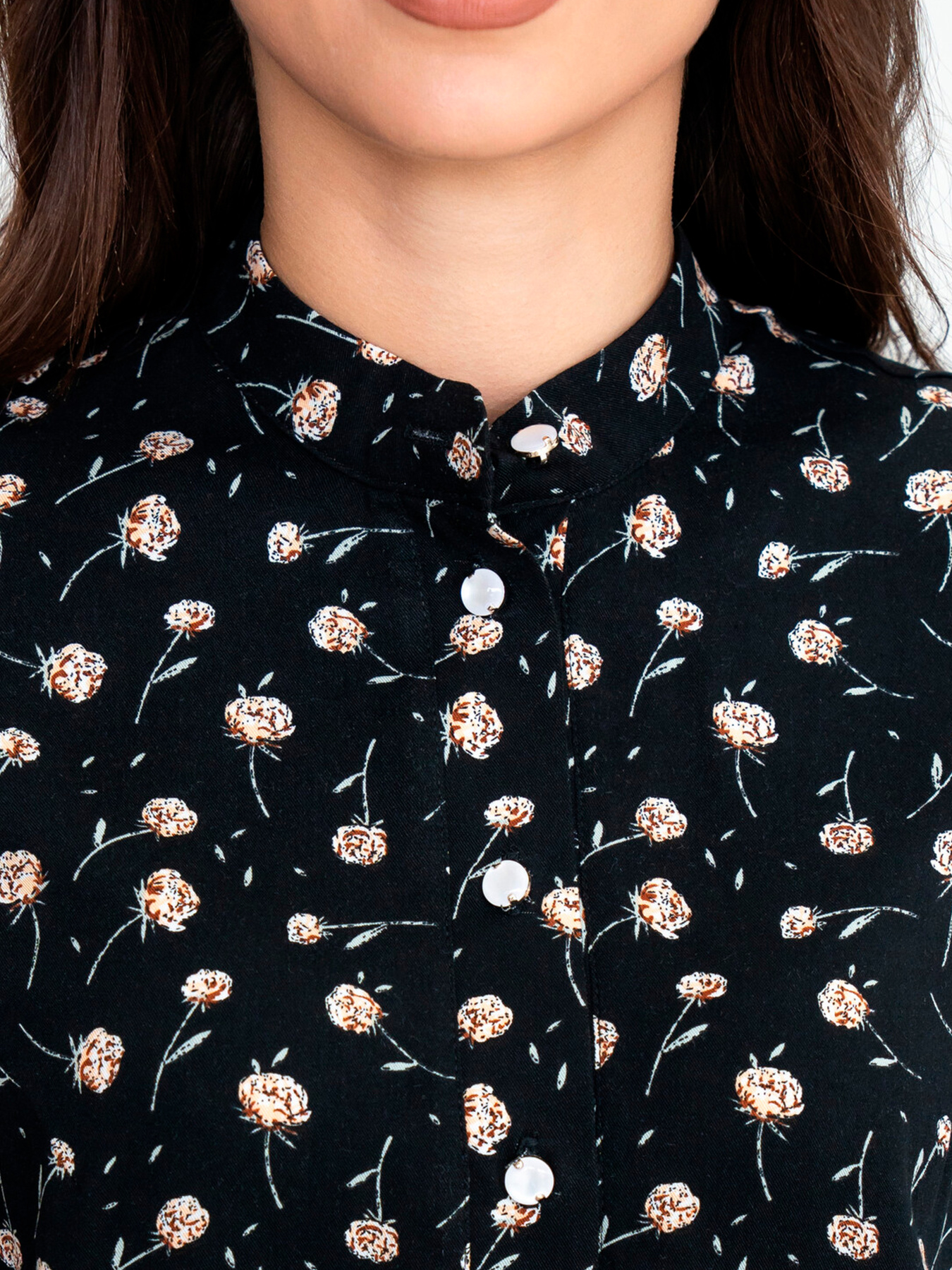 Платье миди RiMari модель 1824-chornij-z-bezhevim Фото