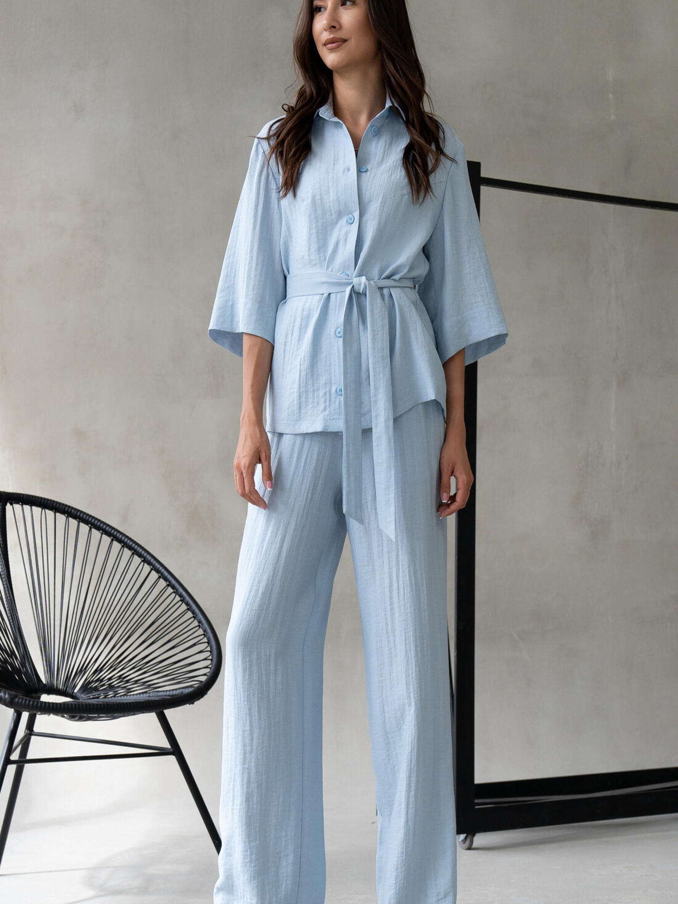 Штани повсякденні RiMari модель 0724-blakitnij Фото