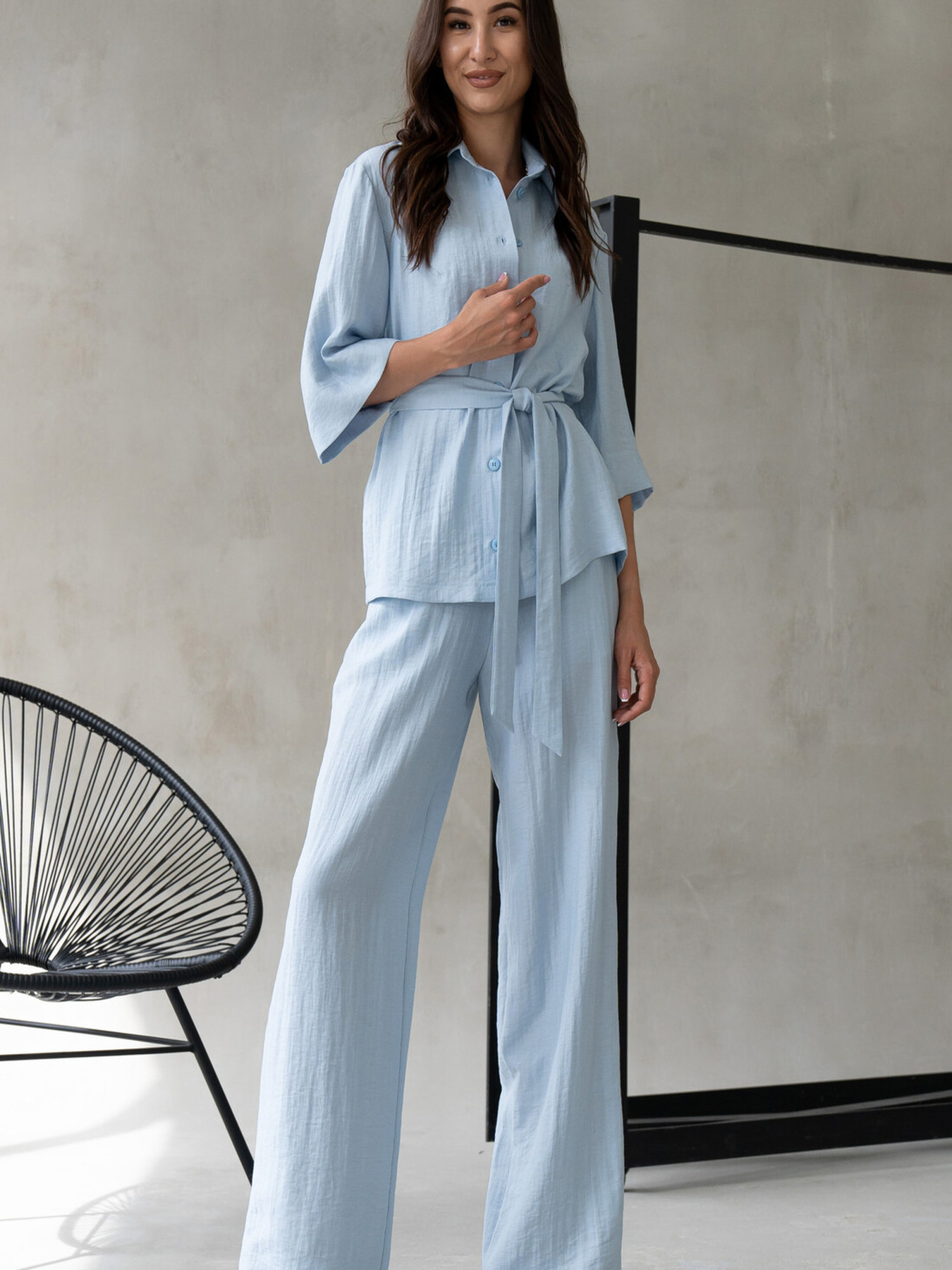 Штани повсякденні RiMari модель 0724-blakitnij Фото