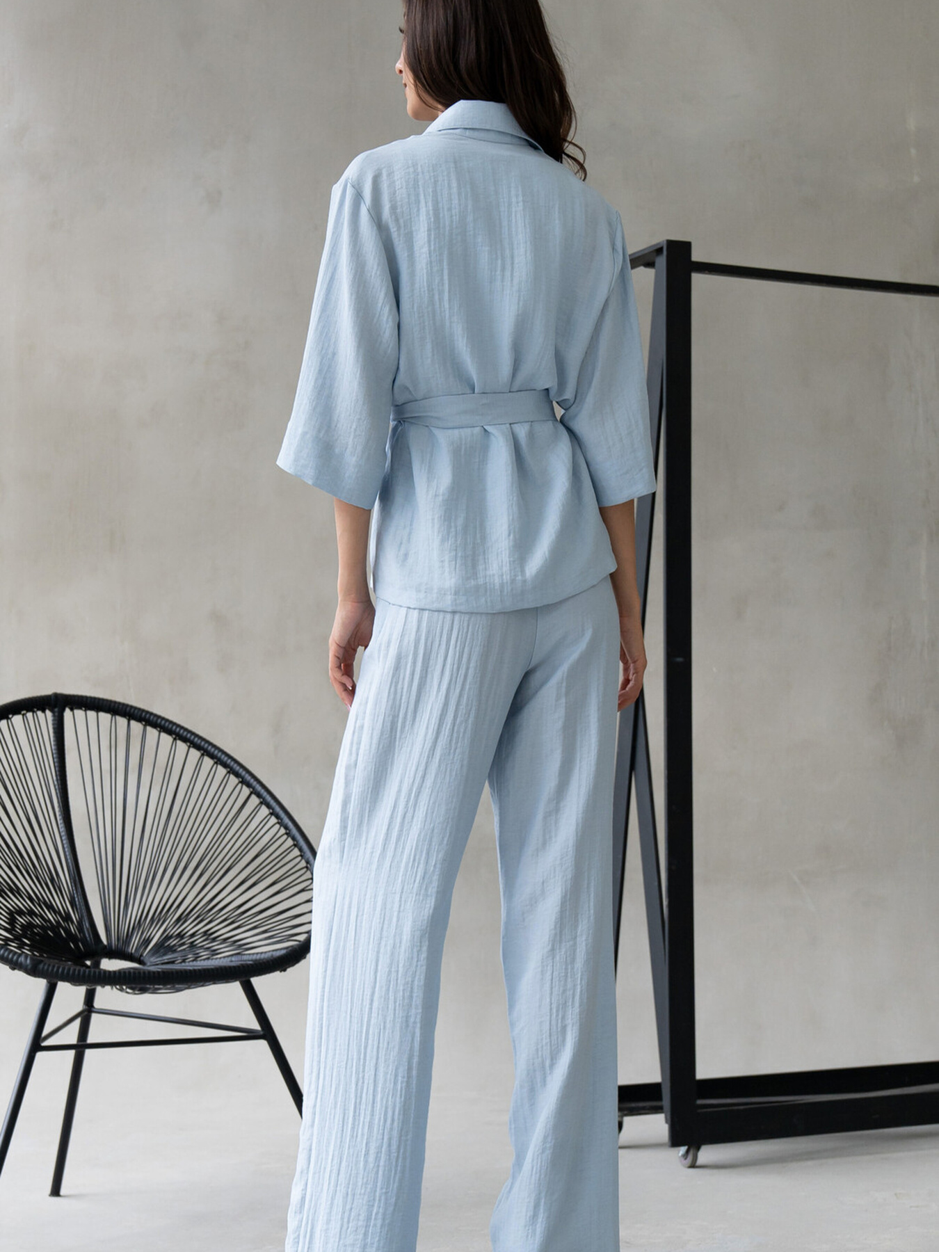 Повсякденні штани RiMari модель 0724-blakitnij Фото