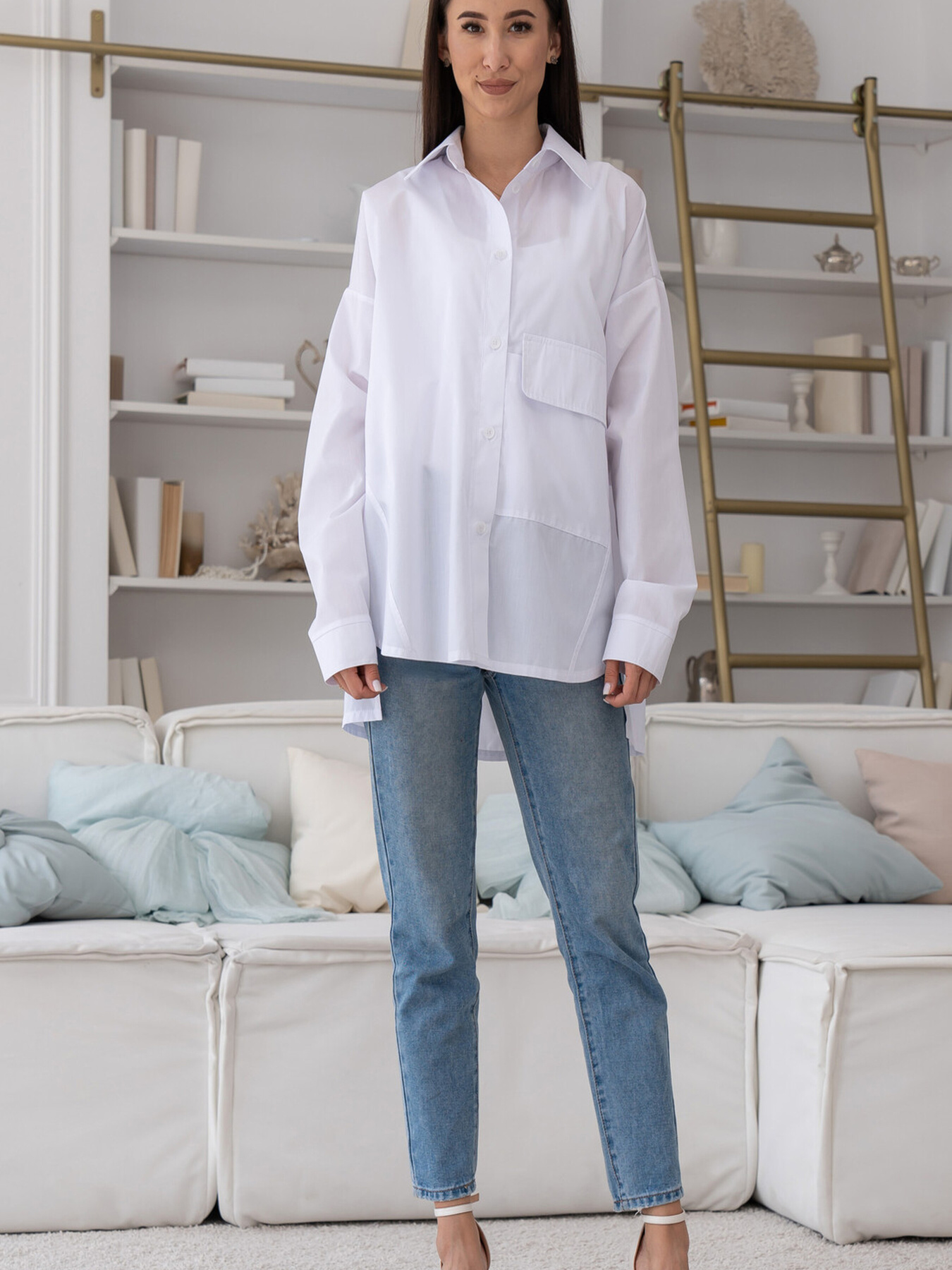 Сорочка RiMari модель 0124-blij Фото