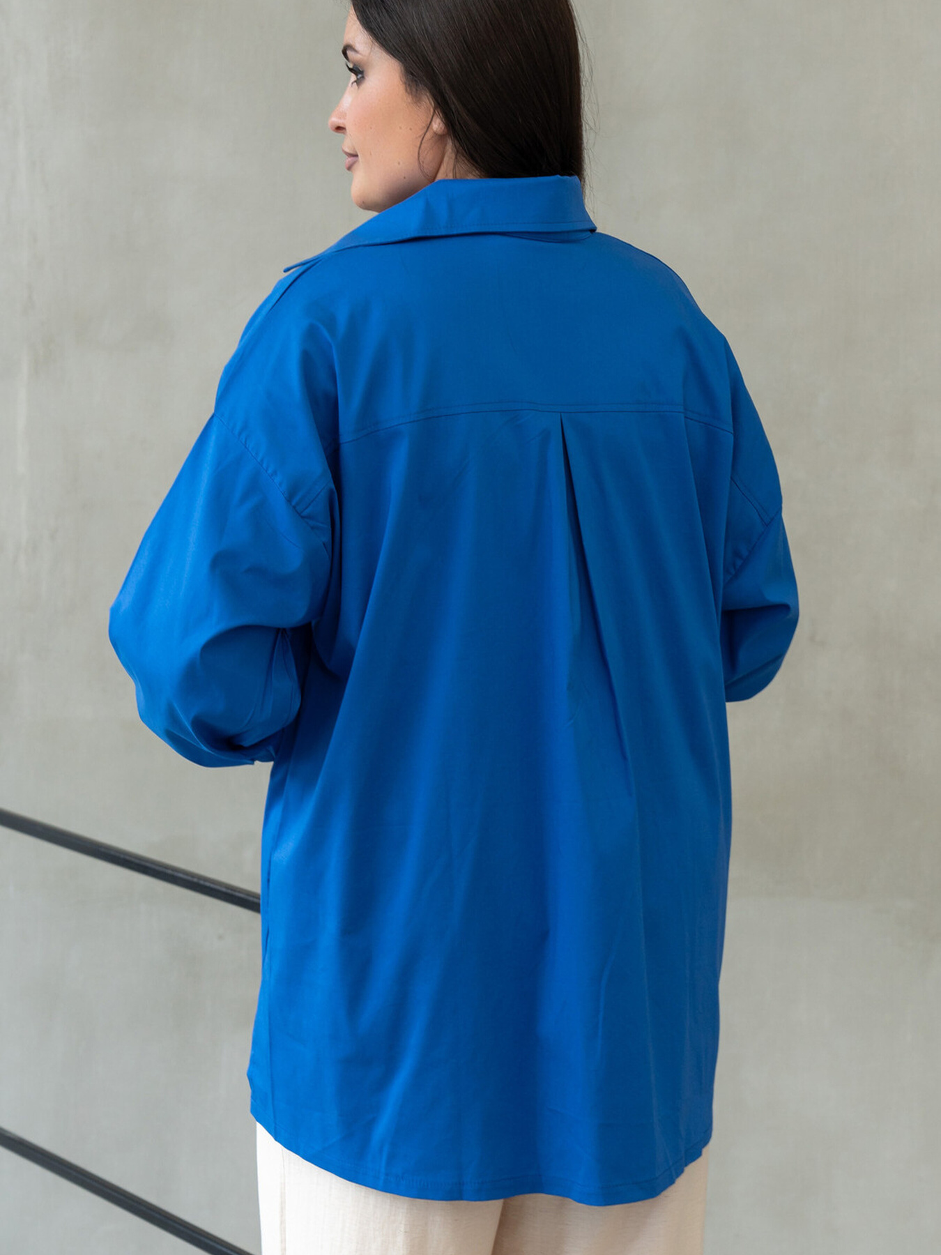 Сорочка повсякденна RiMari модель 0124-sinj Фото