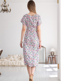 Платье миди RiMari модель 1624-rozhev-romashki Фото