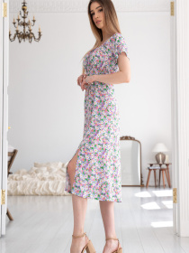 Сукня міді RiMari модель 1624-rozhev-romashki Фото