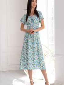 Платье миди RiMari модель 1624-bryuzov-romashki Фото