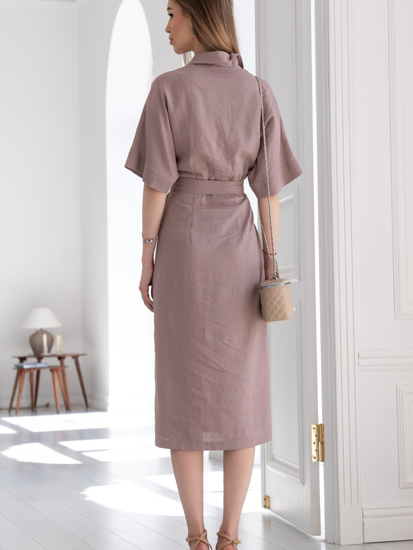 Платье миди RiMari модель 1524-kapuchino Фото