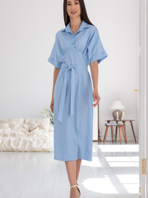 Платье миди RiMari модель 1524-blakitnij Фото