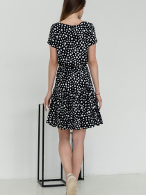 Платье мини RiMari модель 1124-chornij-print Фото