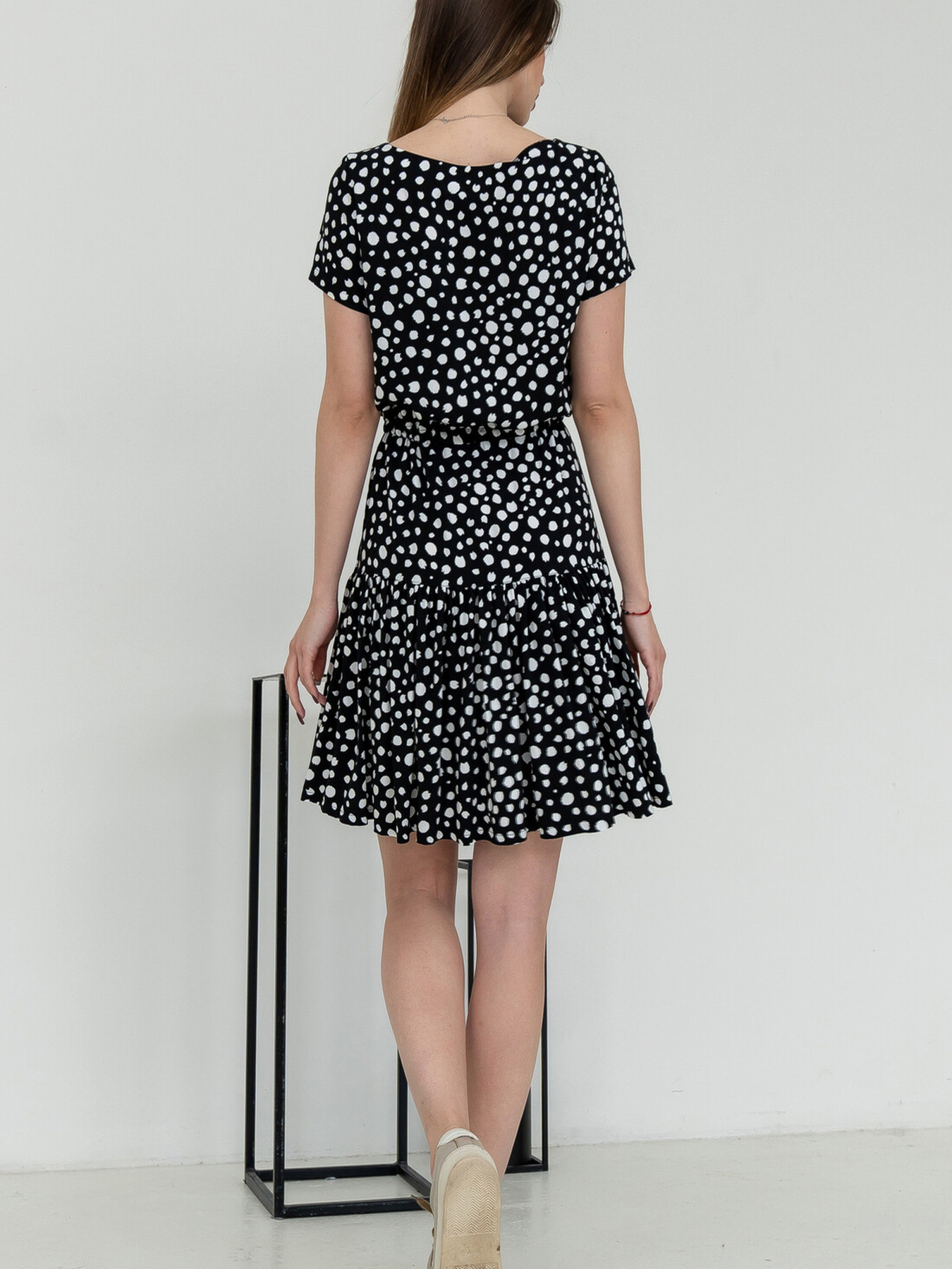 Сукня міні RiMari модель 1124-chornij-print Фото