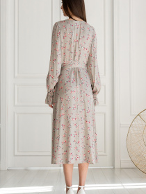 Платье миди RiMari модель 1024-srij-bezh Фото