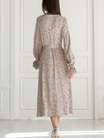 Платье миди RiMari модель 1024-srij-bezh Фото