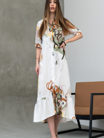 Платье миди RiMari модель 0224-blij-print Фото