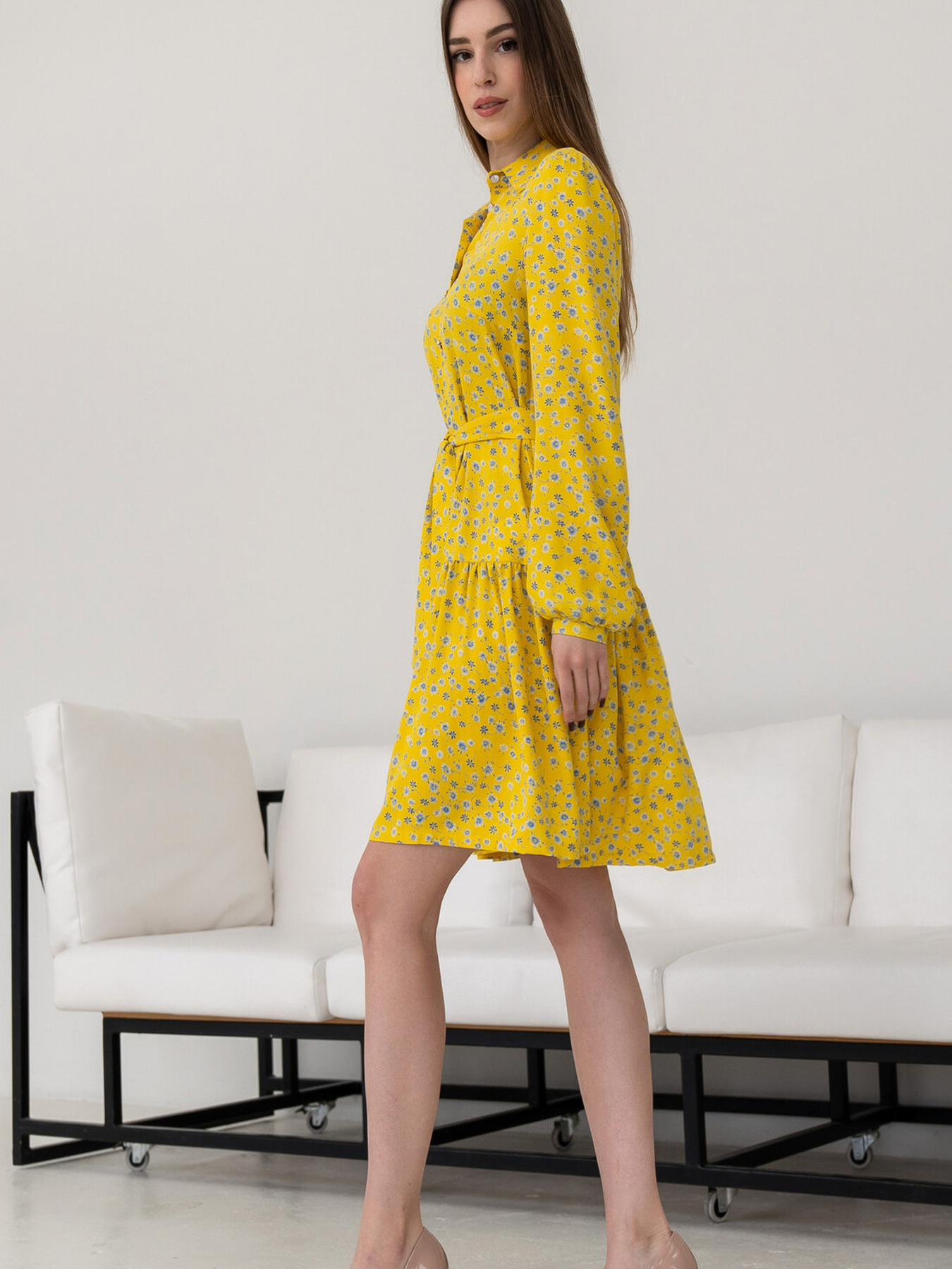 Платье мини RiMari модель 0824-zhovtij Фото